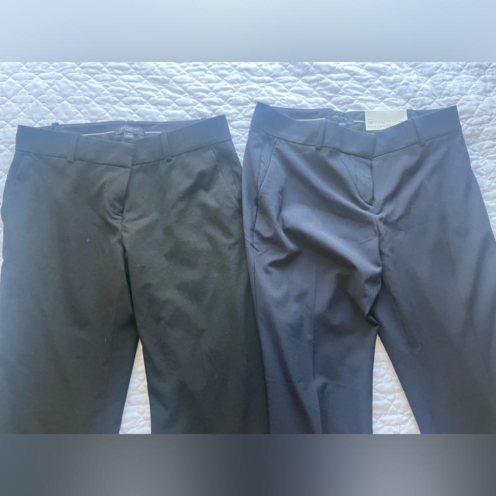 Ann Taylor Navy and Black Trousers